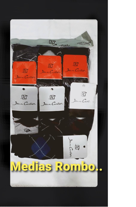 Medias Rombo JEAN CARTIER Hombre x Docena